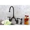Kingston Brass KS7795ALBS English Country Kitchen Bridge Faucet W/Brass Sprayer, Brnz KS7795ALBS - alternate 3